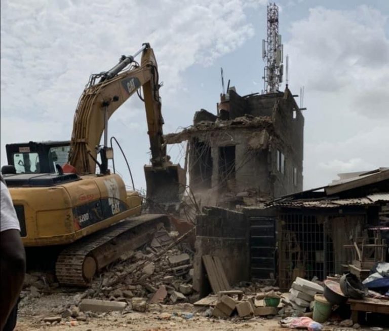 LASBCA DEMOLISHES TWO DISTRESSED BUILDINGS