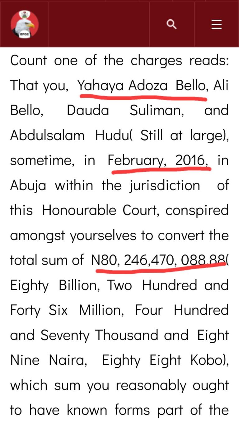 EFCC vs Yahaya Bello: The limit of overzealousness – Lere Olayinka