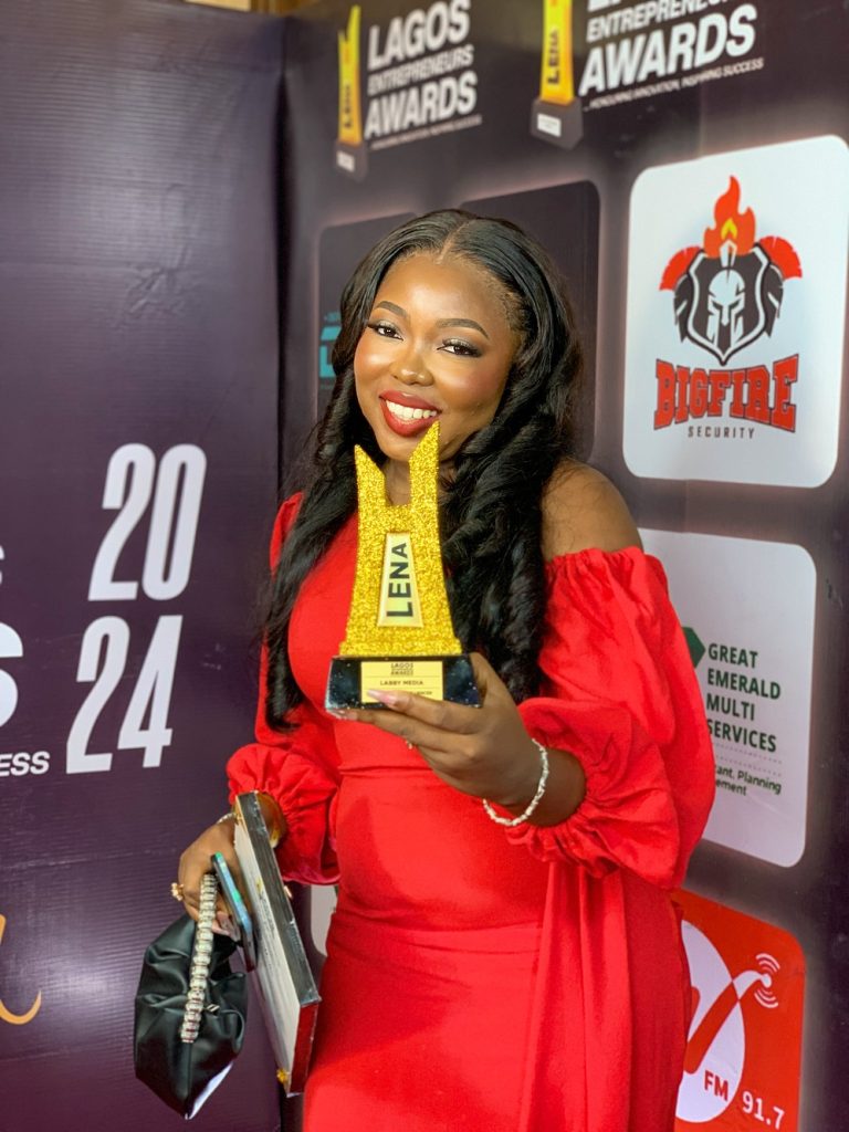 Labby Media’s CEO Omolabake Fatayo Wins Social Media Influencer of the Year 2024