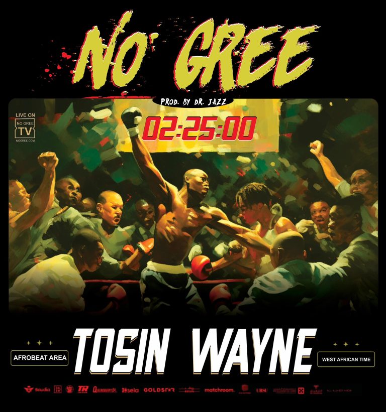 New vibes from Nigerian Afro pop singer Tosin Wayne titled No Gree